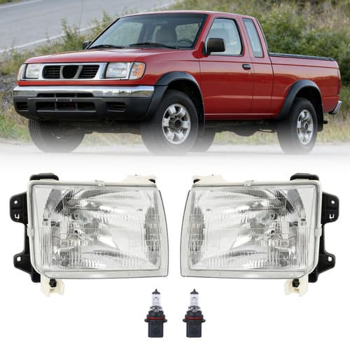 Headlamps For Nissan Frontier 1998 1999 2000 2001 LH And RH Side Headlights