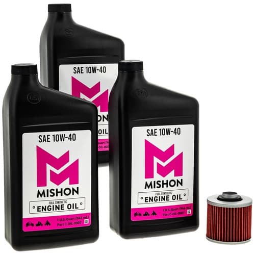MISHON Engine Oil Change Kit for Yamaha V Star 650 XVS650 SR400 Motorcycle