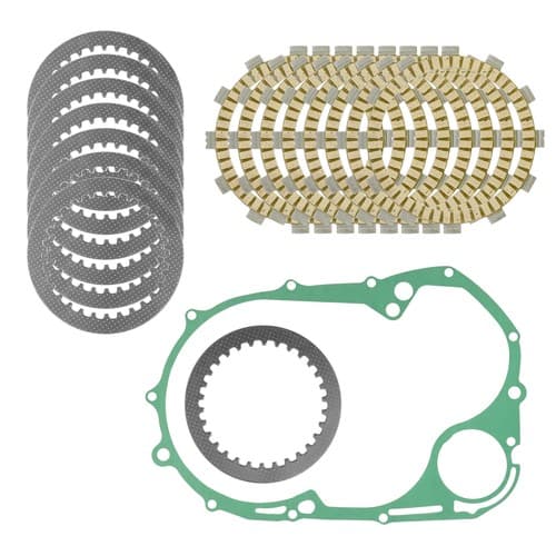 Clutch Friction Steel Plates and Gasket Kit for Yamaha XVS1100 V-Star 1100 99-09
