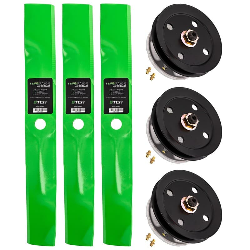 Deck Spindle & Mower Blade Kit for Sabre 2354HV 2254HV 2554HV