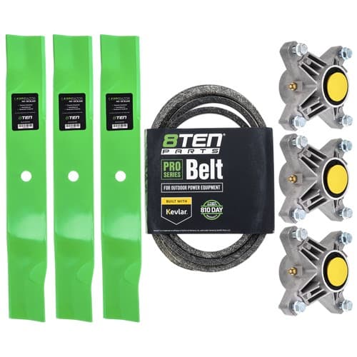 8TEN Blade Spindle Belt Kit for MTD Cub Cadet Z force S60 60 Inch 942-04415
