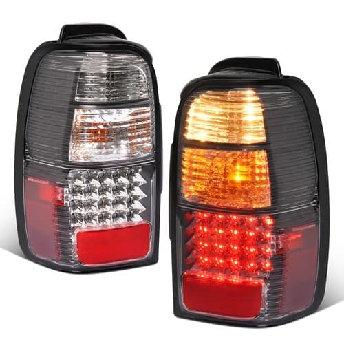 For Toyota 4Runner 1996-2002 Clear LED Tail Lights Brake Lamps W/Bulbs Set 96-02