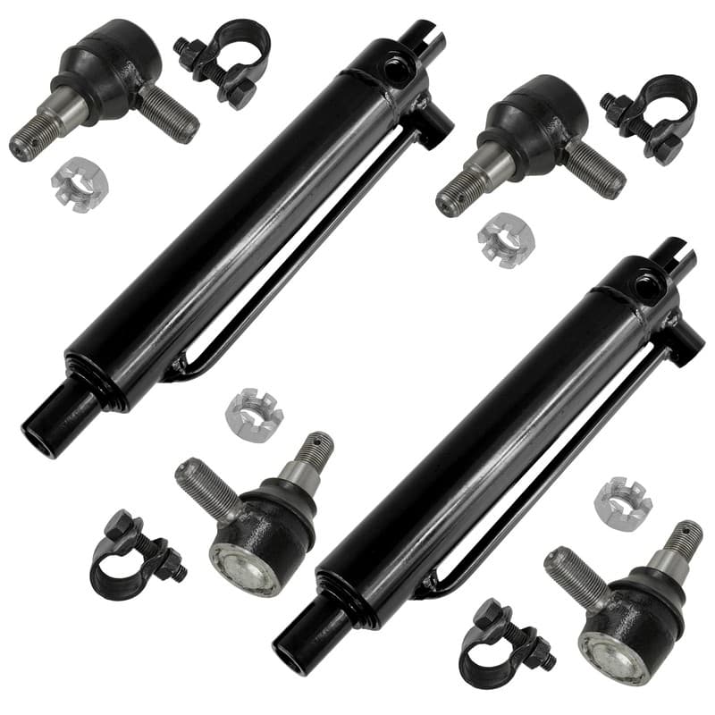 2x Power Steering Cylinder fits Case 530 580C 530CK 580D 580SD 580SE 2WD