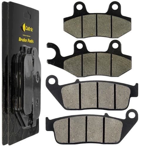 Caltric Front and Rear Brake Pads for Triumph Scrambler / Scrambler EFI 2007-19