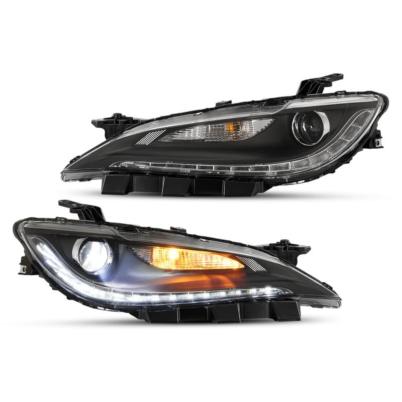 For Chrysler 200 2016-2017 Clear HID Headlight Headlamp w/LED DRL Projector