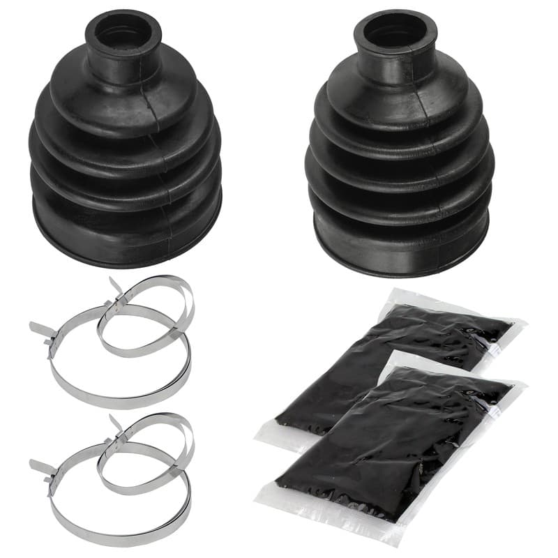 Front Axle Inner & Outer CV Boot Kit For Honda Rancher 420 TRX420FA FE FM 17-25