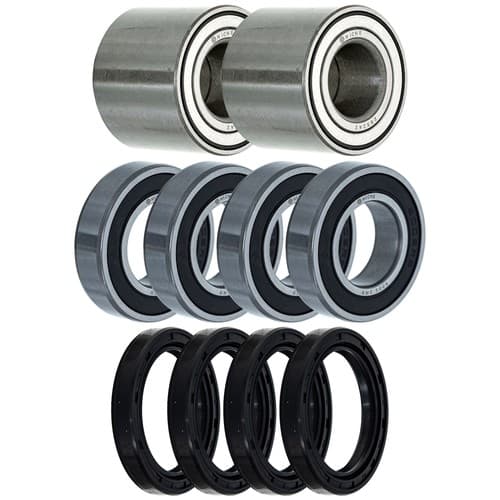 NICHE Wheel Bearing Seal Kit for Kawasaki Mule 2510 3000 3010 3020 4000 4010