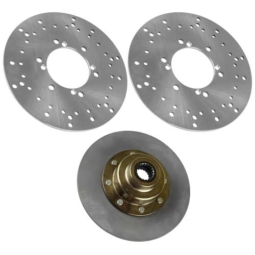 Front Rear Brake Disc Kit for Polaris Sportsman 400 500 4x4 ATV 2001 2002