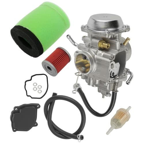 Caltric 13200-19B62 13200-19B63 Carburetor w/Air & Oil Filters For Suzuki