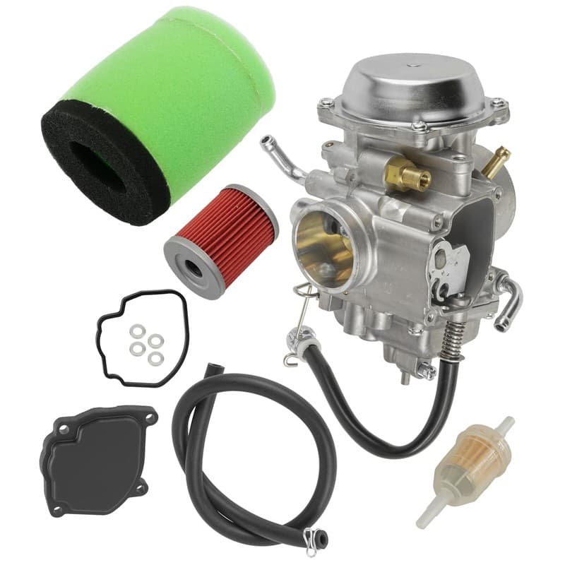 Caltric 13200-19B62 13200-19B63 Carburetor w/Air & Oil Filters For Suzuki