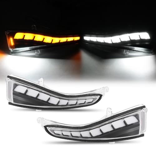 For Infiniti Q50 Q60 2014-2021 LED Side Mirror Light Sequential Turn Signal DRL