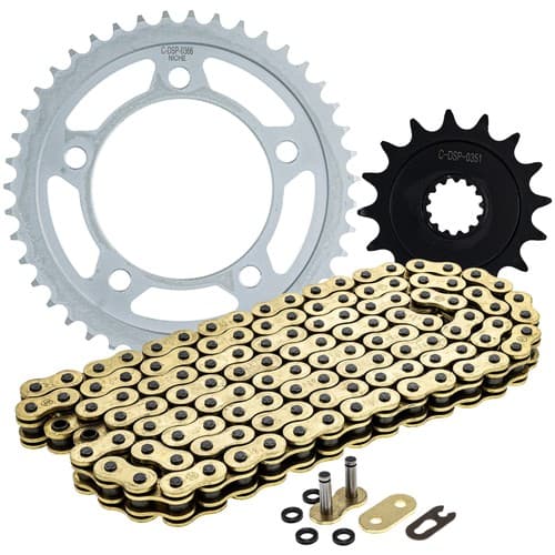 NICHE Sprocket Chain Set Honda CTX700 NC700X 16/43 Tooth 520 X-Ring Front Rear