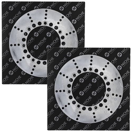 NICHE Front Brake Rotor Set for Kawasaki GPz550 GPz750 Vulcan 700 41080-1130