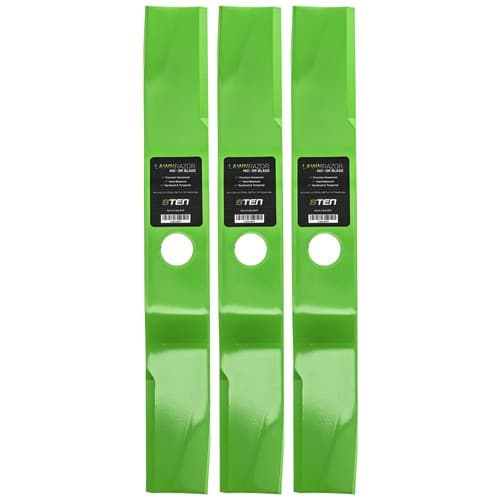 LawnRAZOR Mower Blade Set for Kubota 70000 00605 25004 76529-34330 54 Inch Deck