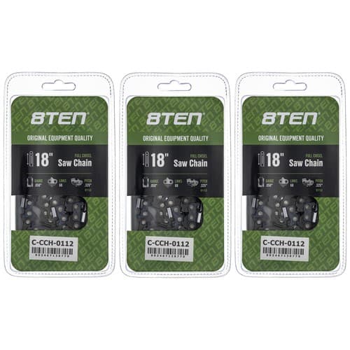 Chainsaw Chain 18 Inch .050 .325 68DL for Stihl MS 021 250 070 251 C-BE 3-Pack