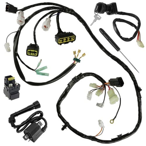 Wiring Harness Switch Key Coil Starter Relay for Suzuki QuadSport LT-Z400 2004