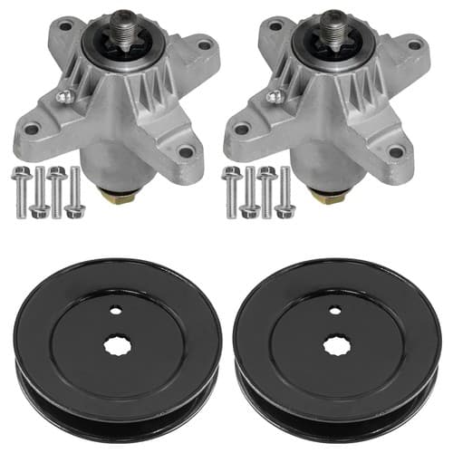 918-0138 756-1187 38" Deck Spindle with Pulley For MTD For White Outdoor LT13