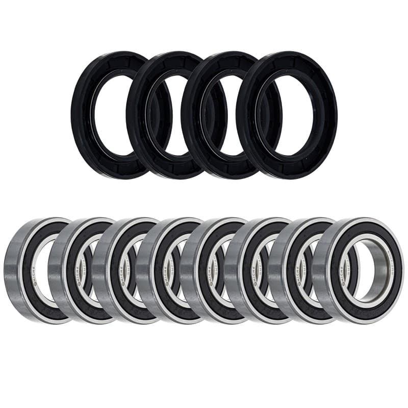 NICHE Wheel Bearing Seal Set for Arctic Cat 2002 500 6007-2RS ATV