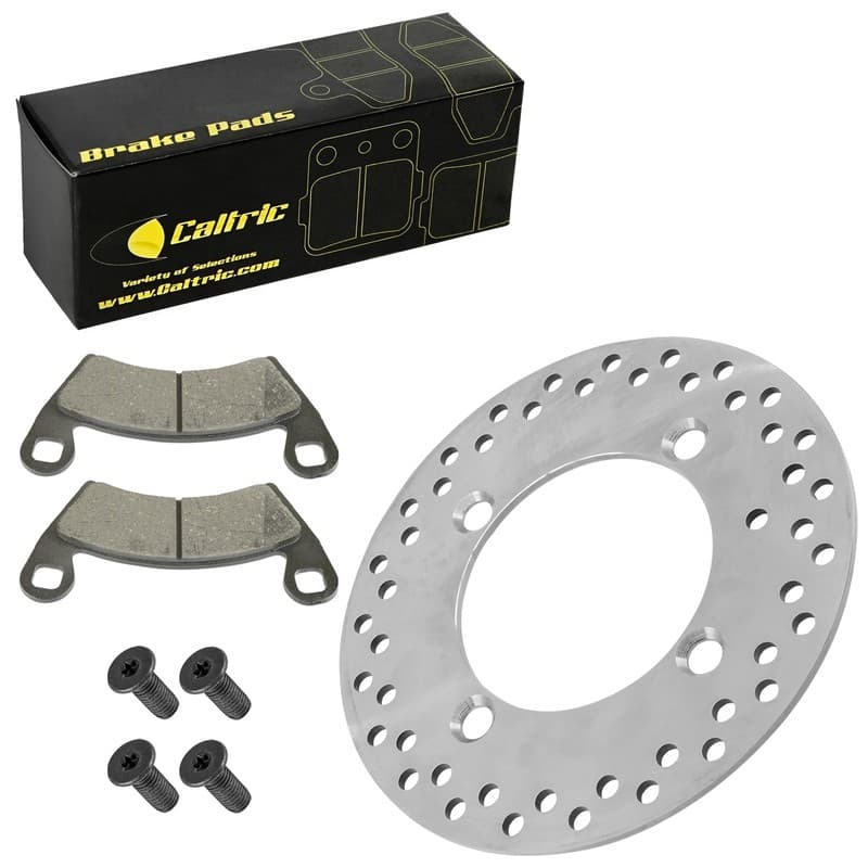 Caltric 5263266 2205949 7518978 Brake Disc w/Pads For Polaris Front Left Right