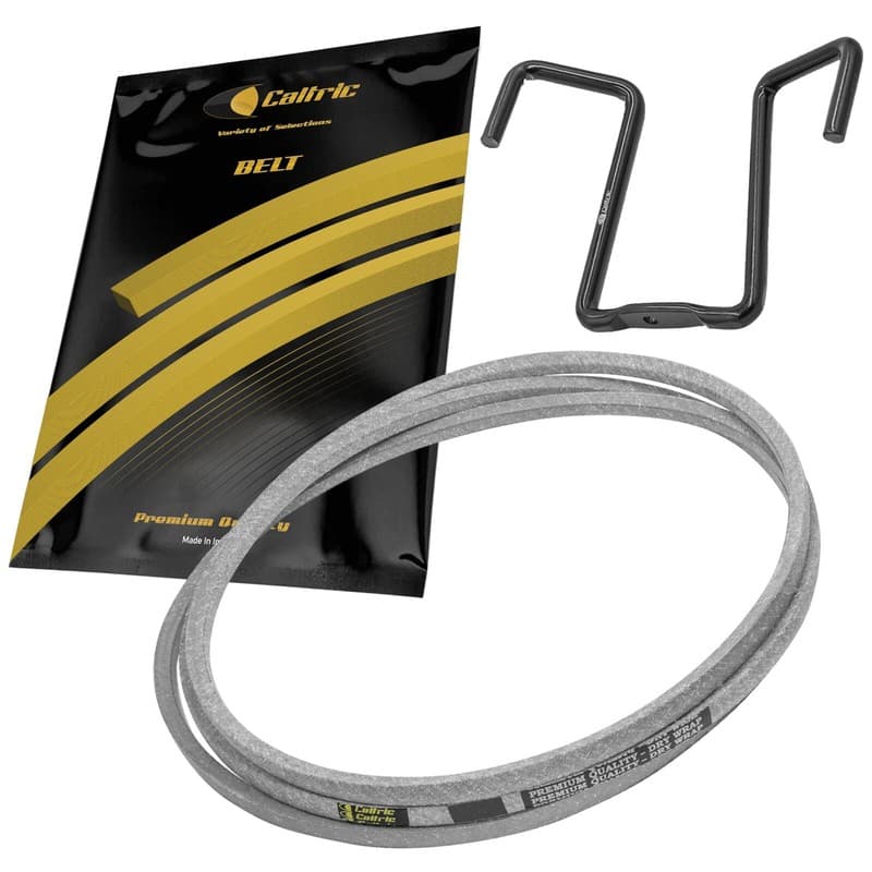 Caltric GX22691 GX22036 Drive Belt Guide & Drive Belt For John Deere D100 LA105
