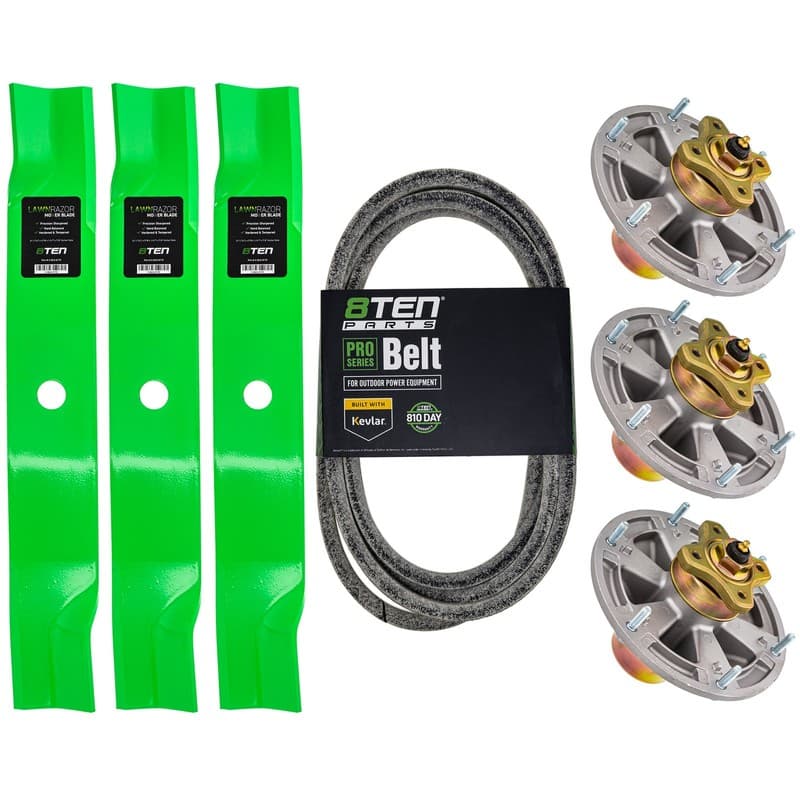 8TEN Blade Spindle Belt Kit for John Deere Z950M Z920M ZTrak 60 Inch TCU15881