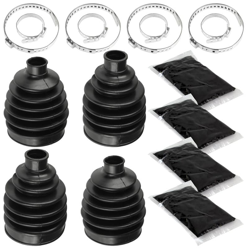 2 Rear Axle Inner Outer CV Boot Kit Fits Polaris Sportsman 400 4x4 2011-2014