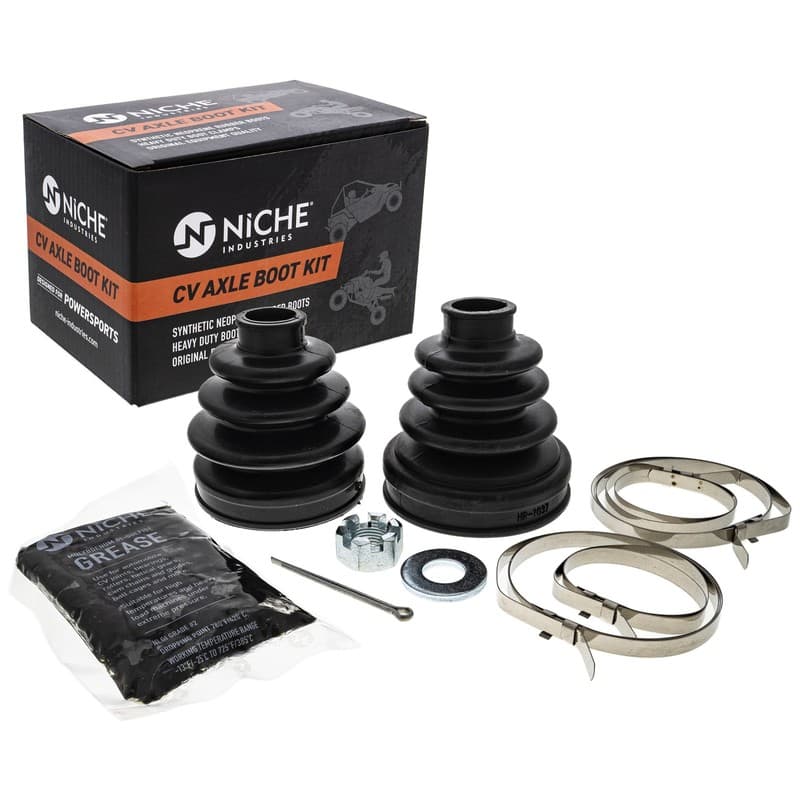 NICHE Front CV Axle Boot Kit for Polaris 2205804 2205802 ACE 570 900 500 325 ATV