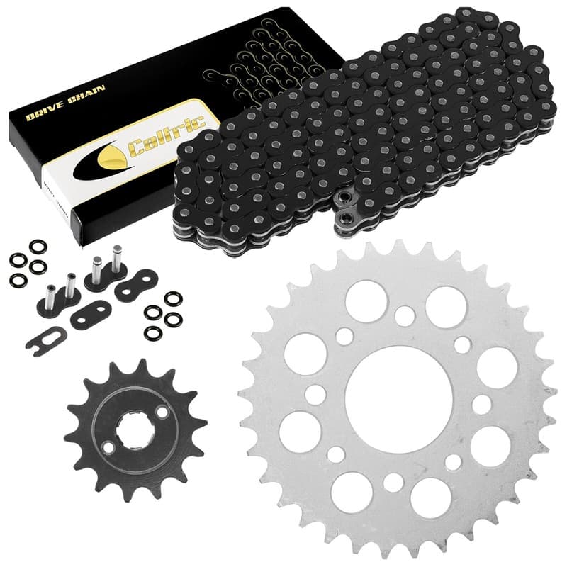 Black O-Ring Drive Chain & Sprockets Kit for Honda CMX250C Rebel 250 1996-2016