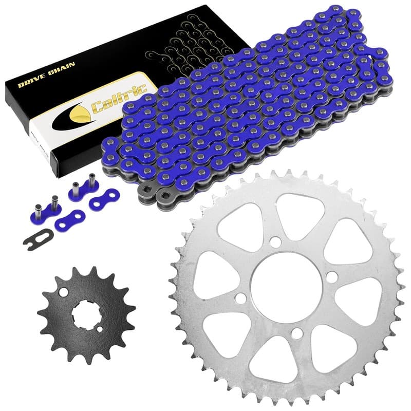 Drive Chain & Sprocket Kit Fits Kawasaki KZ440 LTD 440 1980 1981 1982 1983-1985