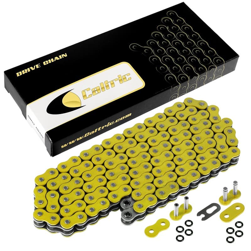 O-Ring Drive Chain for Suzuki RM125 1983 1984 1986-1991 1996-2000 05-08 Yellow