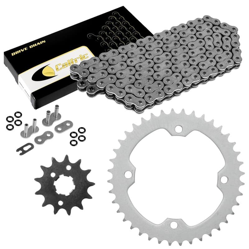 O-Ring Drive Chain & Sprockets Kit for Yamaha Warrior 350 YFM350X 1987 1988