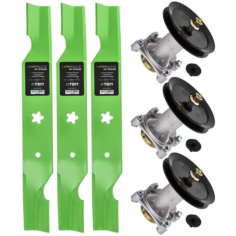 Blade Spindle Kit for Husqvarna GTH2754 GT2254 587819701 532187256 54-Inch