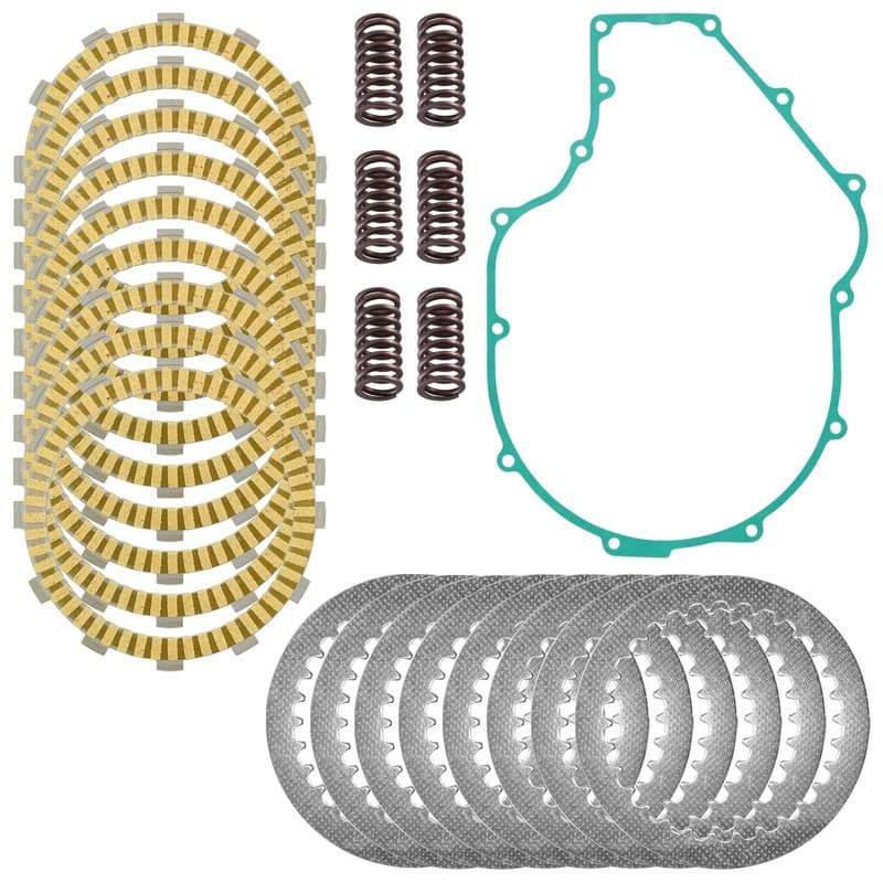 Clutch Friction w/ Steel Plates Kit for Kawasaki ZZR1200 ZX1200-C 2002 - 2005