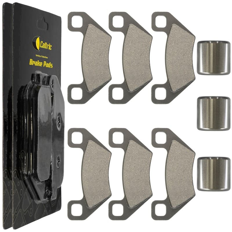 Front And Rear Brake Caliper Piston W/ Pad For Arctic Cat Xc450 4X4 2011-2017