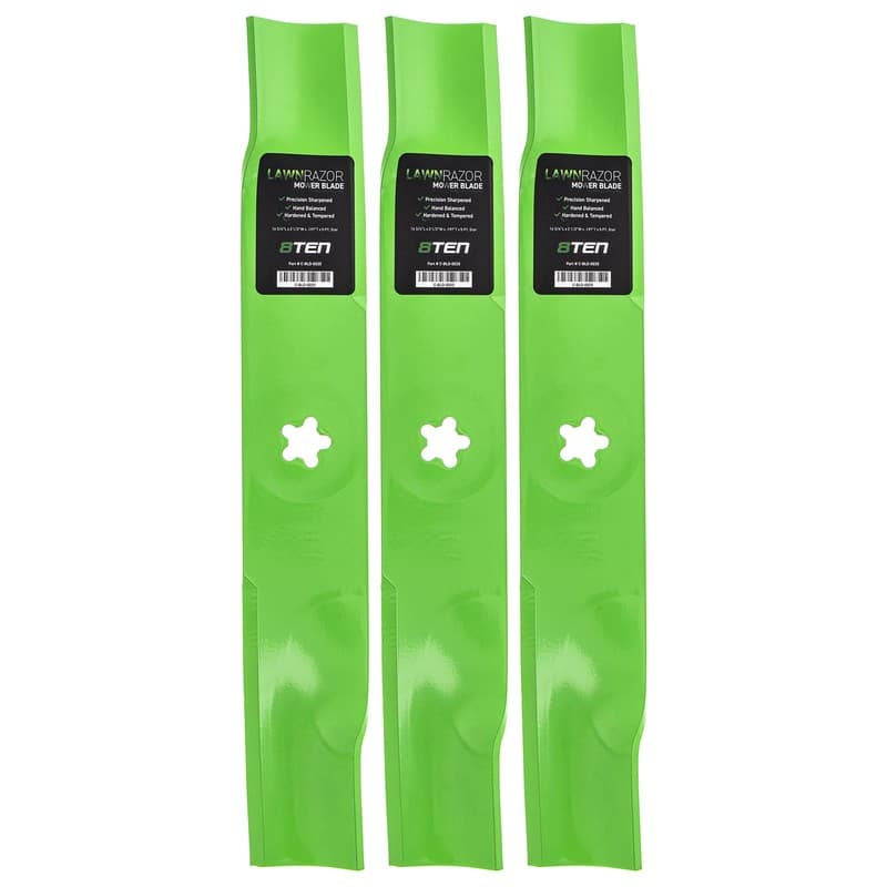 LawnRAZOR Mulching Mower Blade for Husqvarna YTH2348 YTH2448 YTH2148 3-Pack