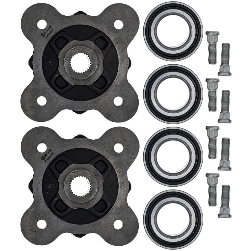 NICHE Rear Wheel Hub Kit Set For Polaris Ranger 900 1000 570 XP Crew 5142964-067