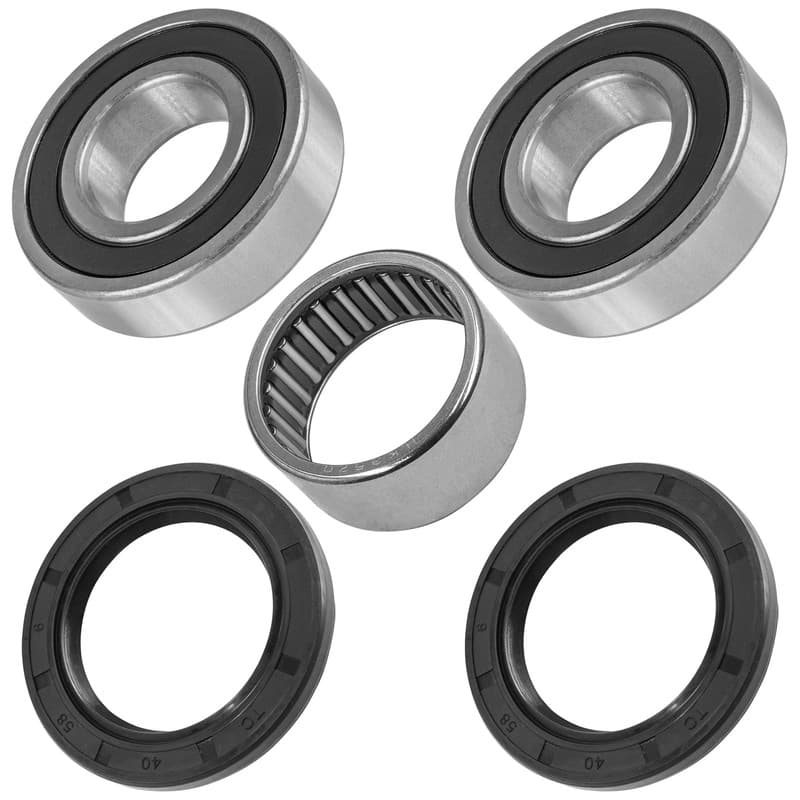 Rear Wheel Ball Bearings Seals Kit for Yamaha FZ6 FZ600 Fzs600 2004-2009