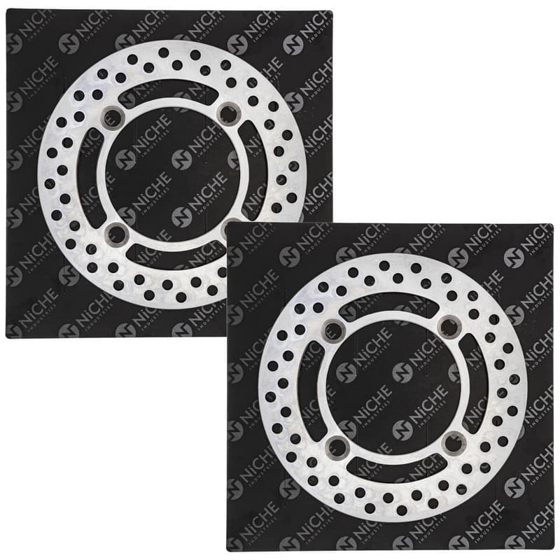 NICHE Front Brake Rotor Set For Polaris RZR 1000 900 Ranger 800 900 ATV