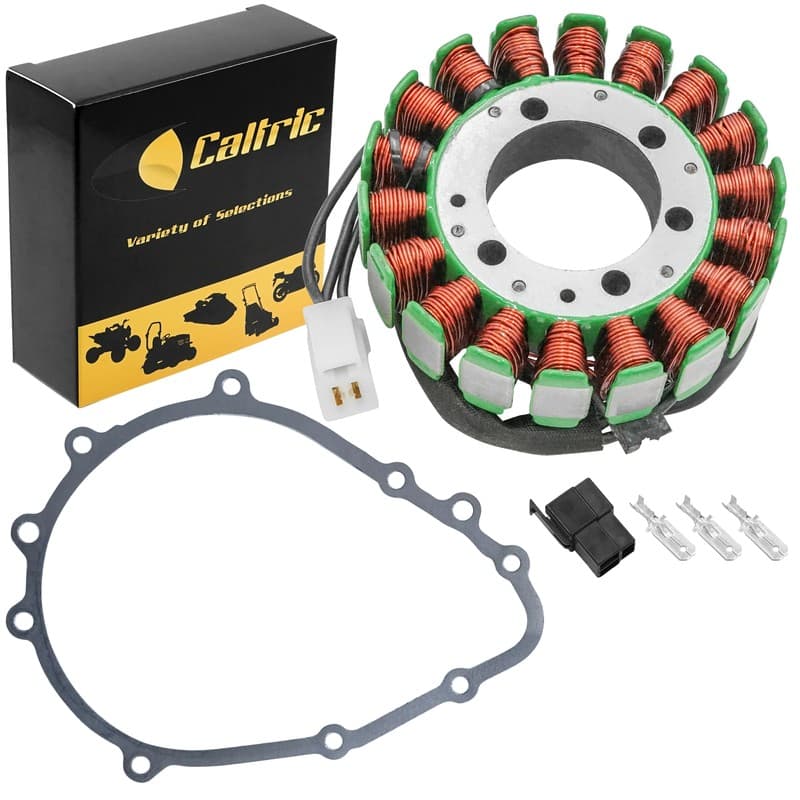 Caltric Stator And Gasket for Kawasaki Ninja ZX-6RR ZX600N 2005 2006