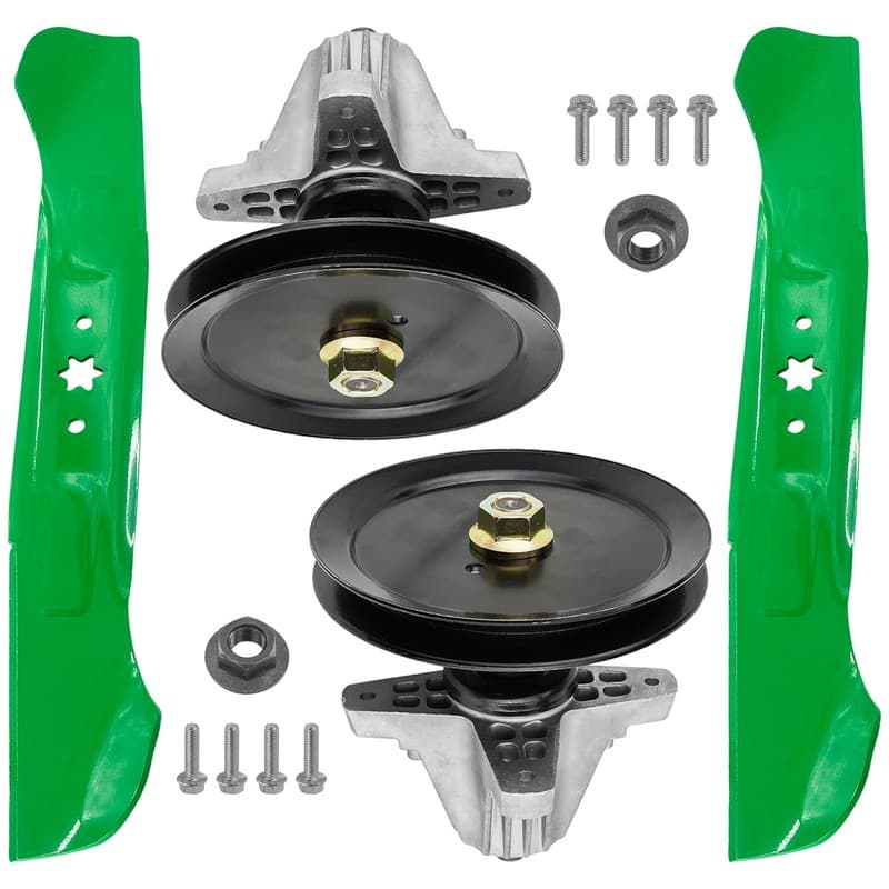 Spindle Assembly with Pulley Blade For Cub Cadet RZT-L42 RZTL46 46" Zero-Turn
