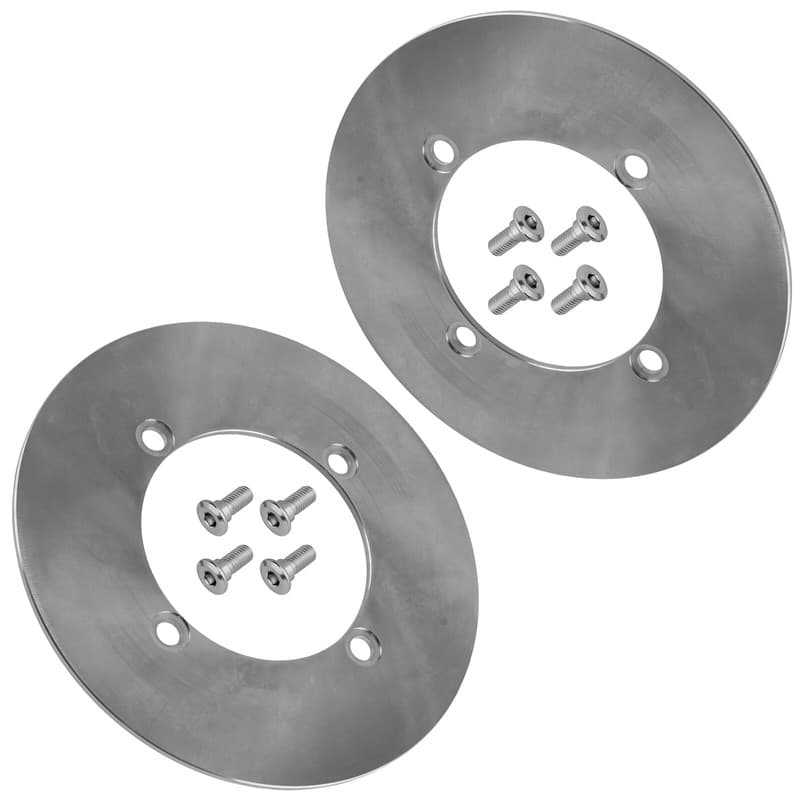 2x Front Rear Brake Disc Rotor w/Bolts for Yamaha Viking 700 YXM700 EPS 2014-26