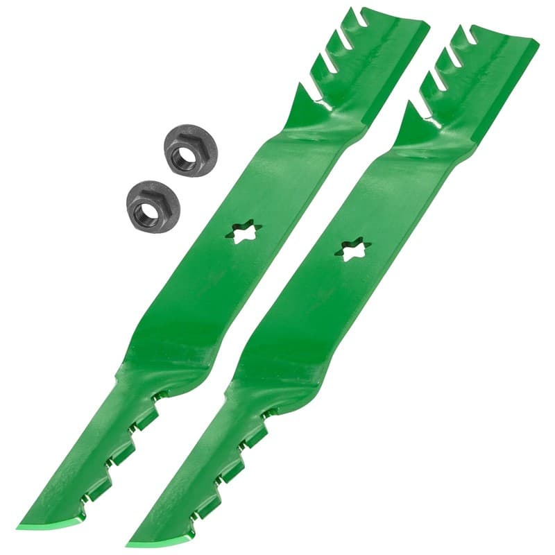 942-04087 51-4440 198-059 942-0616A 42" Deck Blades w/ Nuts for MTD Troy-Bilt
