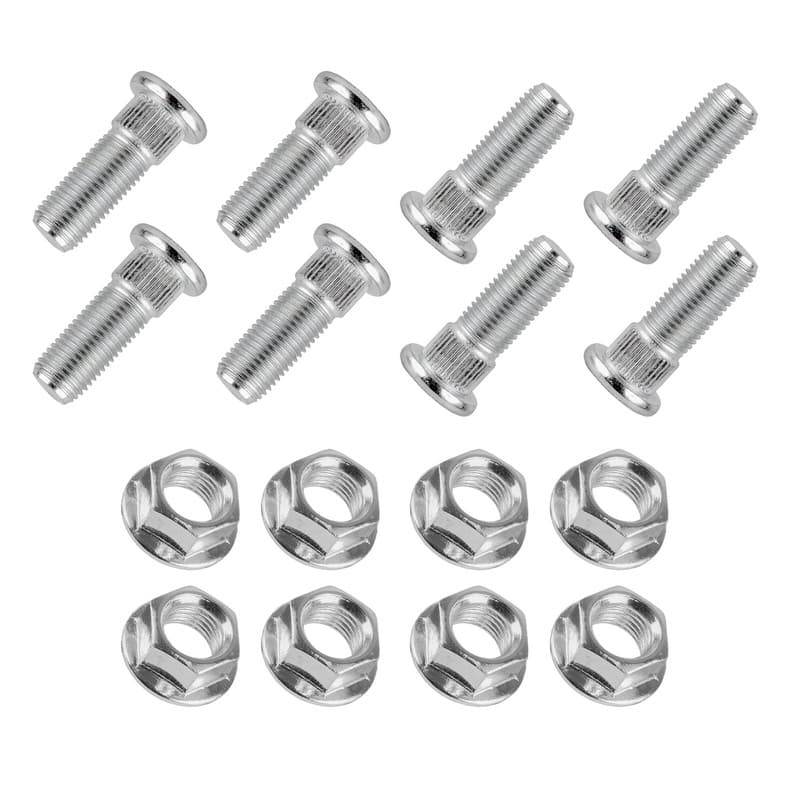 8x Front Rear Studs & Flange Nuts for Polaris Scrambler 500 2x4 4x4 2001-05 3/8"
