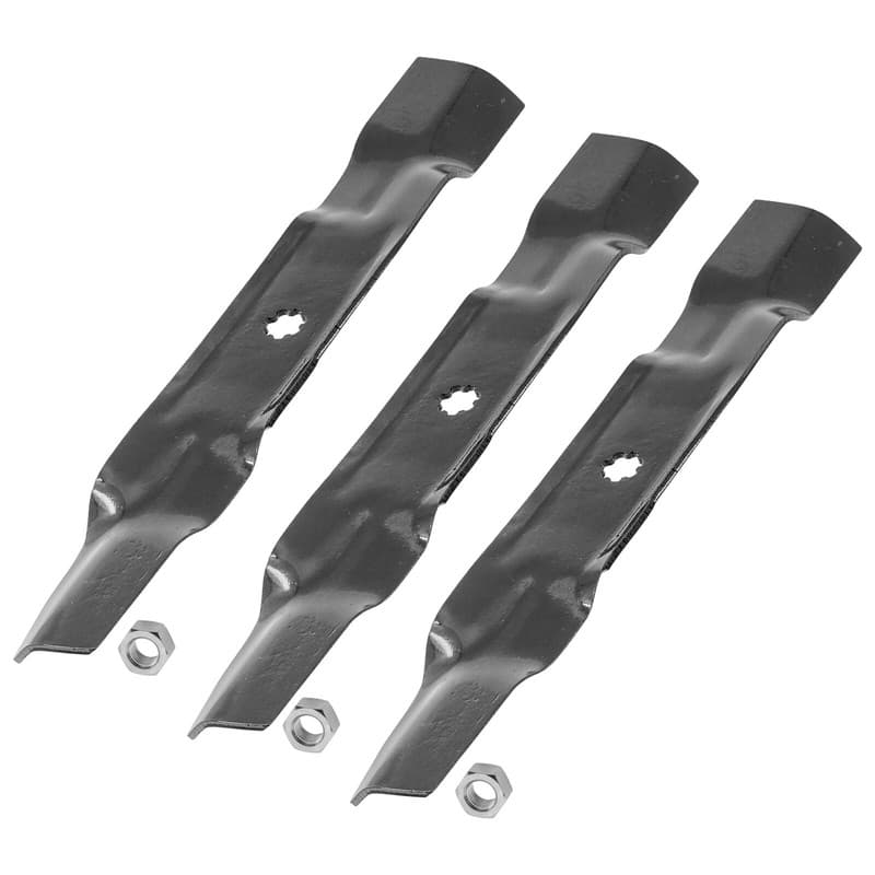 Caltric GX21784 AM141035 GY20852 GX21694 Deck Blade w/Nut For John Deere Tractor
