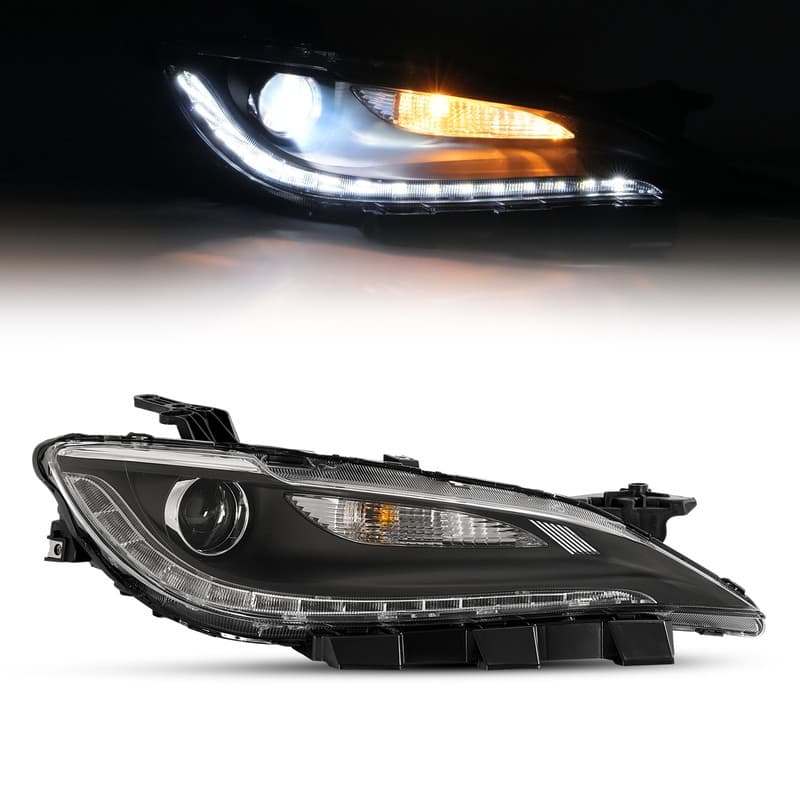 For 2016-2017 16 Chrysler 200 Xenon/HID Headlight Headlamps w/LED DRL Right Side