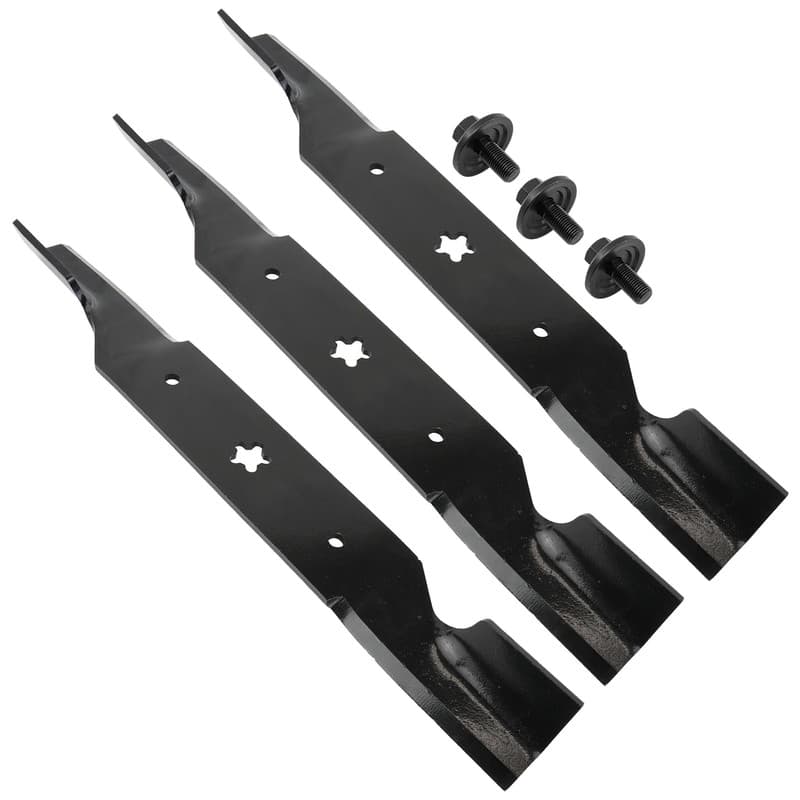 Caltric 48" Deck Blades & Bolt For Husqvarna EZ 4824 EZ 4822 YTH 1848 XP