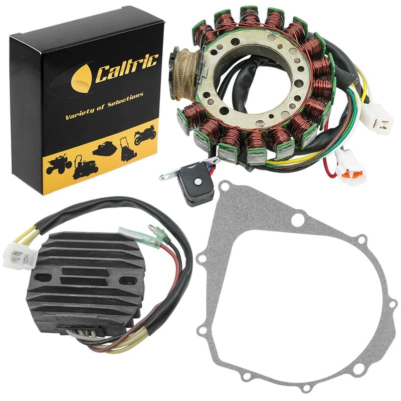 Stator & Regulator Rectifier W/ Gasket For Yamaha Kodiak 400 YFM400FW 1996-98