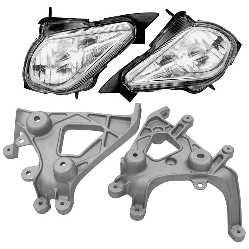 Front Fender Headlight & Brackets For Yamaha Raptor 700 YFM700 2006-2012