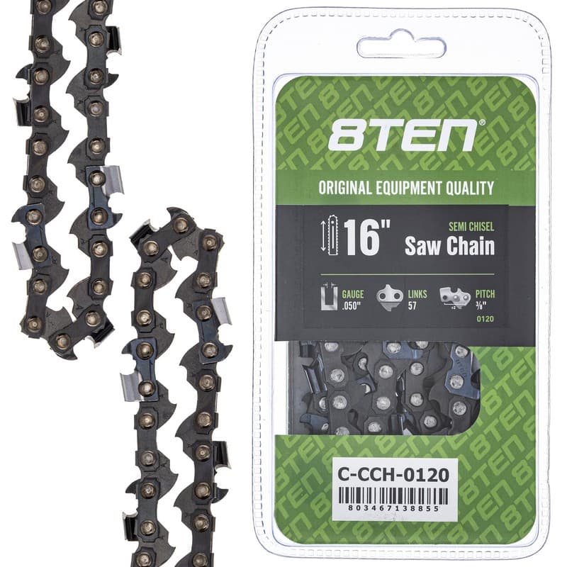 Chainsaw Chain 16 Inch .050 3/8 57DL for Skil 1620 1622 1624 1634 1635 1636