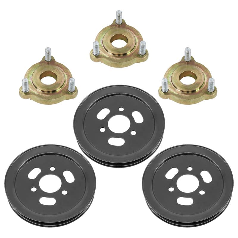 105-7734 1057734 127-0557 60" Deck Spindle Pulleys & Hub w/ Studs for Toro Mower